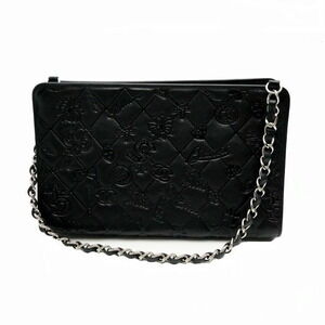 Chanel Symbol Charm Shoulder Bag Lamb Black